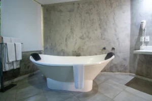 Banheira de imersão da Suíte Luxo